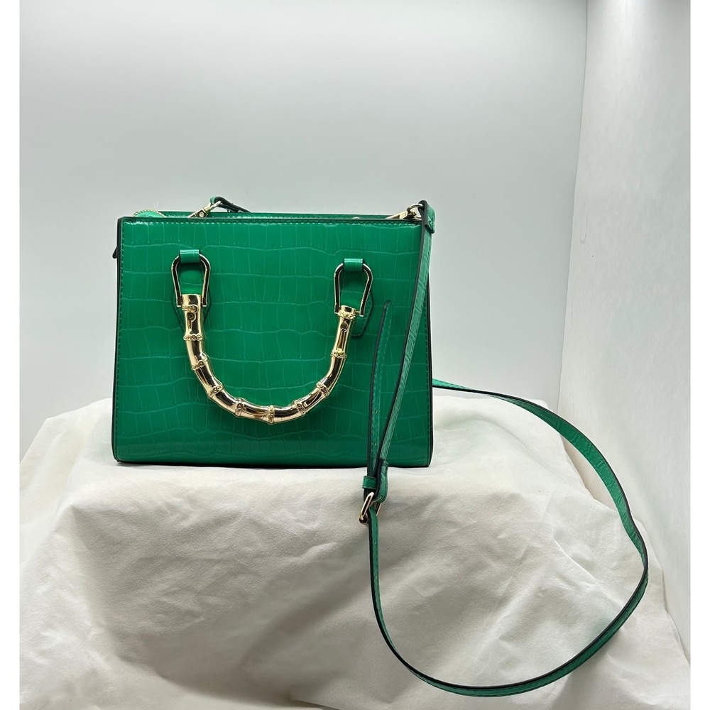 Aldo Chic Crocodile Embossed Top Handle Handbag Crossbody Strap